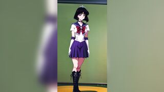 AI generated Sailor Saturn - 2 image