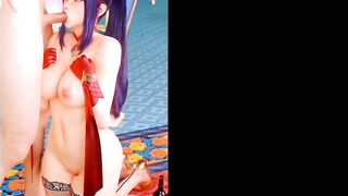 Irelia tightjob blowjob Doggystyle fuck uncensored hentai - 5 image