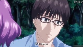 Love Bitch: Cowardly Cuckold Watches as The Girl He Is In Love With Is Fucked By Another Guy Right In The Toilet / Anime / Toons / Uncensored - 6 image