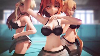 Mmd R-18 Anime Girls Sexy Dancing Clip 261 - 1 image