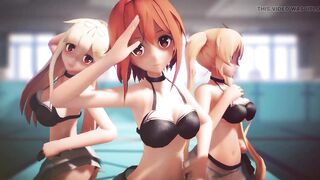Mmd R-18 Anime Girls Sexy Dancing Clip 261 - 4 image
