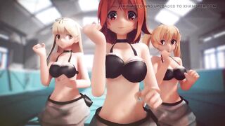 Mmd R-18 Anime Girls Sexy Dancing Clip 261 - 5 image