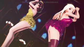 Mmd R-18 Anime Girls Sexy Dancing Clip 263 - 6 image