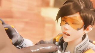 Overwatch Tracer Blacked Compilation - 1 image