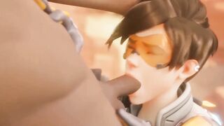Overwatch Tracer Blacked Compilation - 10 image