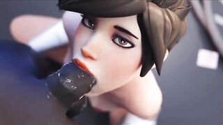 Overwatch Tracer Blacked Compilation - 9 image