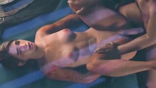 Cute animated girls giving blowjobs, cock riding, anal sex. - 5 image