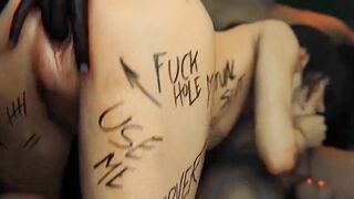 Seraphine blacked in the car