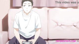 Horny Little Slut Goes Down on her Gamer Step Brother - UNCENSORED - 5 image