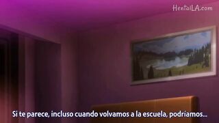 cute blonde girl on the beach hentai - 8 image