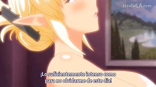 cute blonde girl on the beach hentai - 9 image