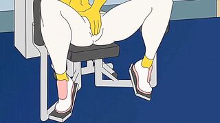 Housewife Marge Moans With Pleasure When Streams Of Hot Sperm Fill All Her Holes / Toons / Anime / Hentai - 3 image