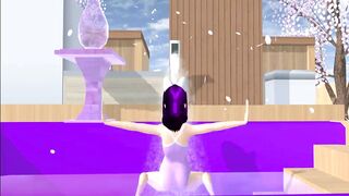 Point of view: cartoon fox girl dances on your lap (Sakura School Simulator) - 4 image