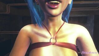 League of Legends Hentai - Jinx Fucked with POV (Uncensored) - Japanese Asian Manga anime game porn - 8 image
