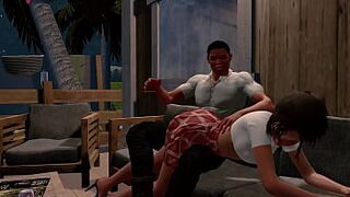 Jack and Emma: Spanked in Paradise - 1 image