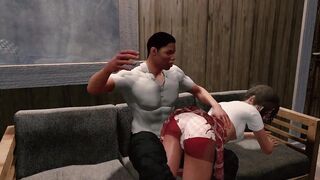 Jack and Emma: Spanked in Paradise - 8 image