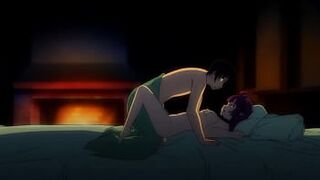 Lucky Day For Young Boy With Two Horny Babes In The Shower HENTAI - 1 image