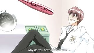 Busty hentai school girl gives a boobjob in the grass near school - 3 image