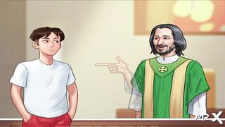 SummertimeSaga - Jerking each other off in a rooftop tent E3 #85 - 2 image