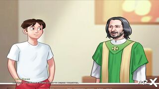 SummertimeSaga - Jerking each other off in a rooftop tent E3 #85 - 3 image