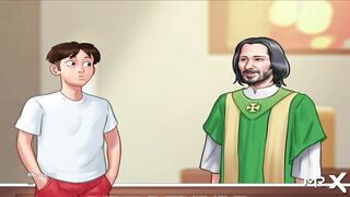 SummertimeSaga - Jerking each other off in a rooftop tent E3 #85 - 4 image