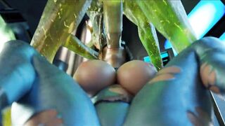 Fenton's Folly Rough Fucking Alien Monster Cock Goes Wrong HUGE Cumshot Big Butt- Jackerman - 5 image