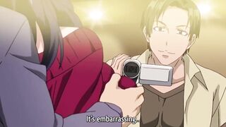 Cheating hentai housewife gets filmed in hotel gangbang - 2 image