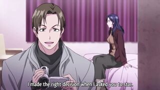 Cheating hentai housewife gets filmed in hotel gangbang - 4 image