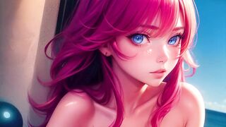 AI generated anime bitch with big tits and a cute face. Uncensored hentai slut - 4 image