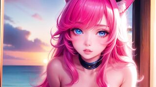 AI generated anime bitch with big tits and a cute face. Uncensored hentai slut - 5 image