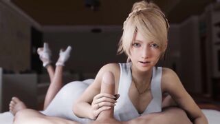 3D Compilation Lunafreya Blowjob Dick Ride Fucked From Behiind Final Fantasy XV Uncensored Hentai