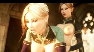 3D Hentai - Fucking a friend with a big dick - 6 image