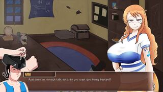 One Piece - Pirate Trainer Part 8 Nami Sucking Captain Dick By LoveSkySanX - 2 image