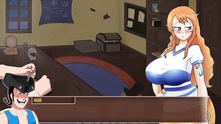 One Piece - Pirate Trainer Part 8 Nami Sucking Captain Dick By LoveSkySanX