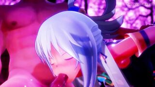 MitsuboshiMMD Aqua cherry blossom bonus - 5 image