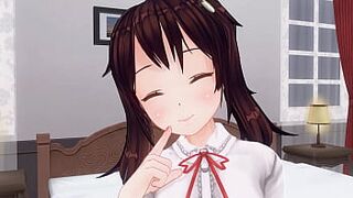 Uncensored Japanese Hentai anime Jerk Off Instruction handjob and anal - 1 image