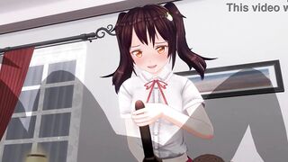 Uncensored Japanese Hentai anime Jerk Off Instruction handjob and anal - 6 image