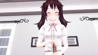 Uncensored Japanese Hentai anime Jerk Off Instruction handjob and anal - 7 image