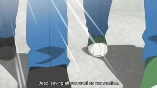 School stud fucks two hentai school girls while students watch - 5 image