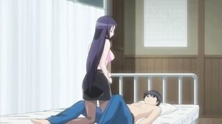 School stud fucks two hentai school girls while students watch - 9 image