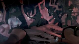 Animated 3D hot springs with goblins - 3 image