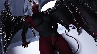 Projekt Passion Hot Blonde Demon with Big Tits Fingers Tight Pussy for Orgasm