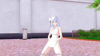 Emilia with apron big ass hentai animation 3d game