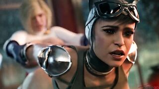 Hot 3D hentai gameplay fuck by many different cock shot cum on face - 8 image