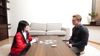 Yumeko Jabami was defeated and humiliated by drinking her rival's cum! Crazy Excitement, anime, hentay - 2 image