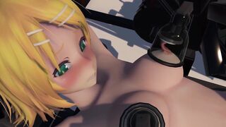 Rin and the massage chair