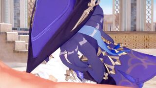 Clorinde loves your dick - 3D Hentai - 4 image