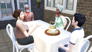 Lunch with Neighbor, Turns into a Swinging (Promo) | The Sims/ 3D Hentai - 2 image