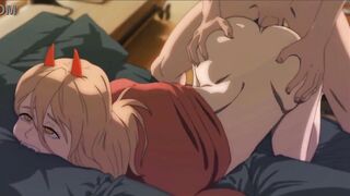 Blonde Girl Chainsaw First Sex Story In Doggystyle - Uncensored Hentai - 9 image