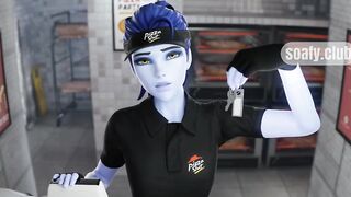 pizza girl fucking hard - 3 image